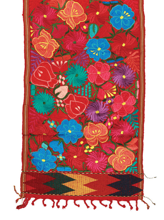 Artículo Decorativo para Hogar México Artesanal en 100% Algodón Color Rojo 603673