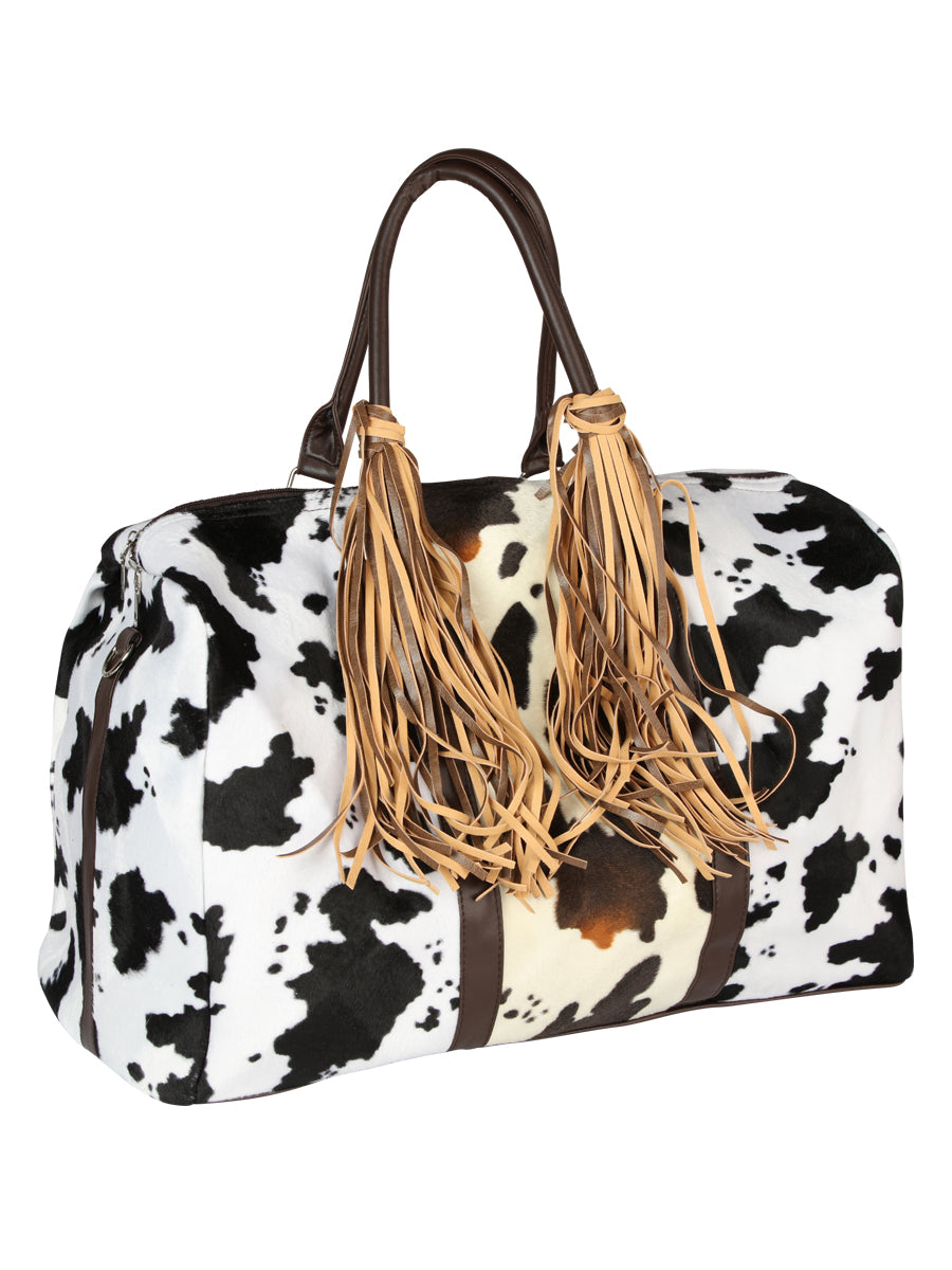 Bolsa de Mujer El General Western Wear SYG-3136 Color Blanco/Café 702039