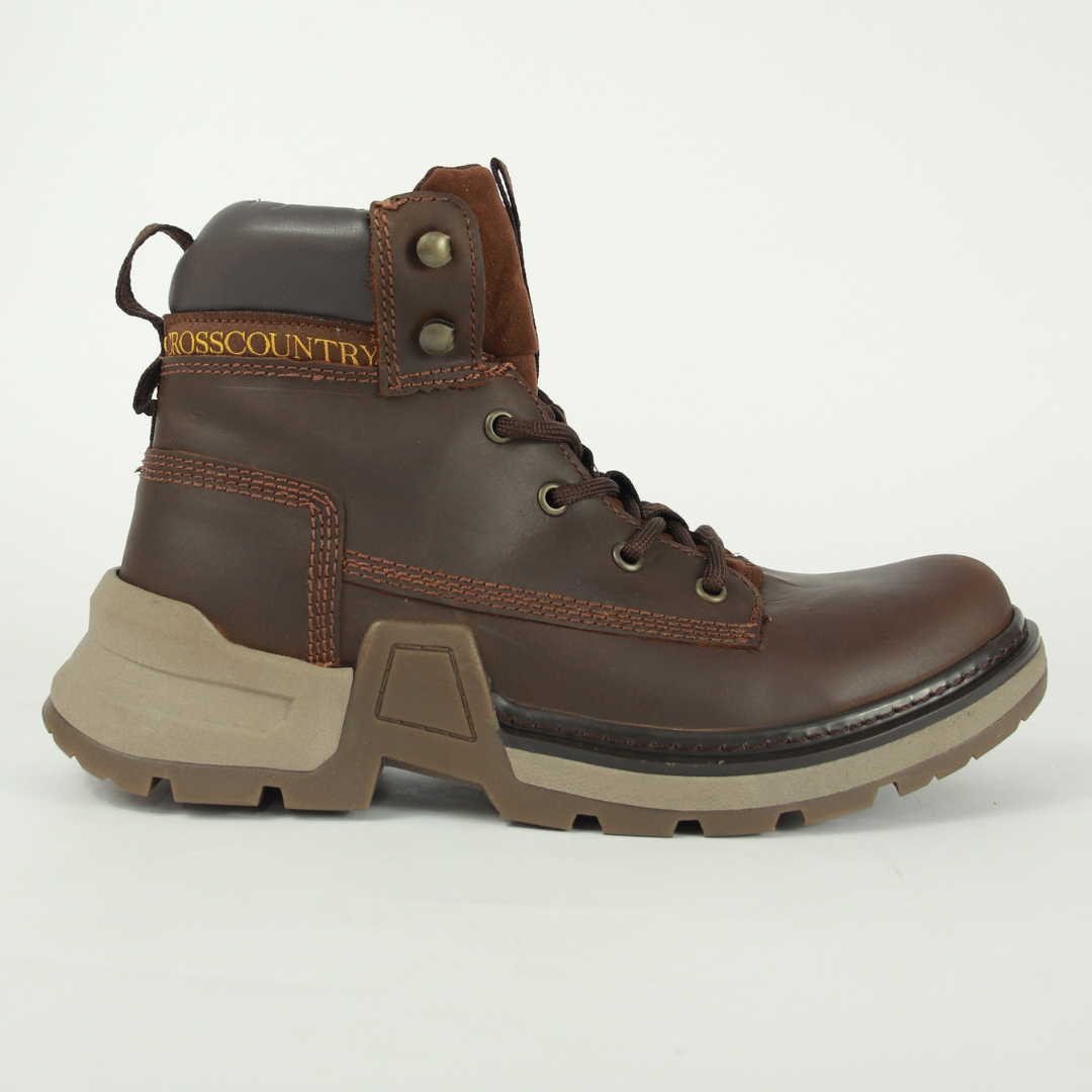 Bota Outdoor Crosscountry Piel Crazy para Hombre - Modelo 2864