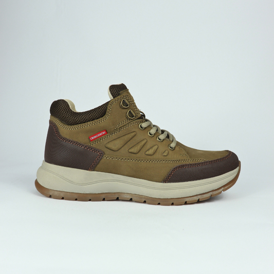 Bota Casual Crosscountry para Hombre - Tan / Verde Olivo - Modelo 2827