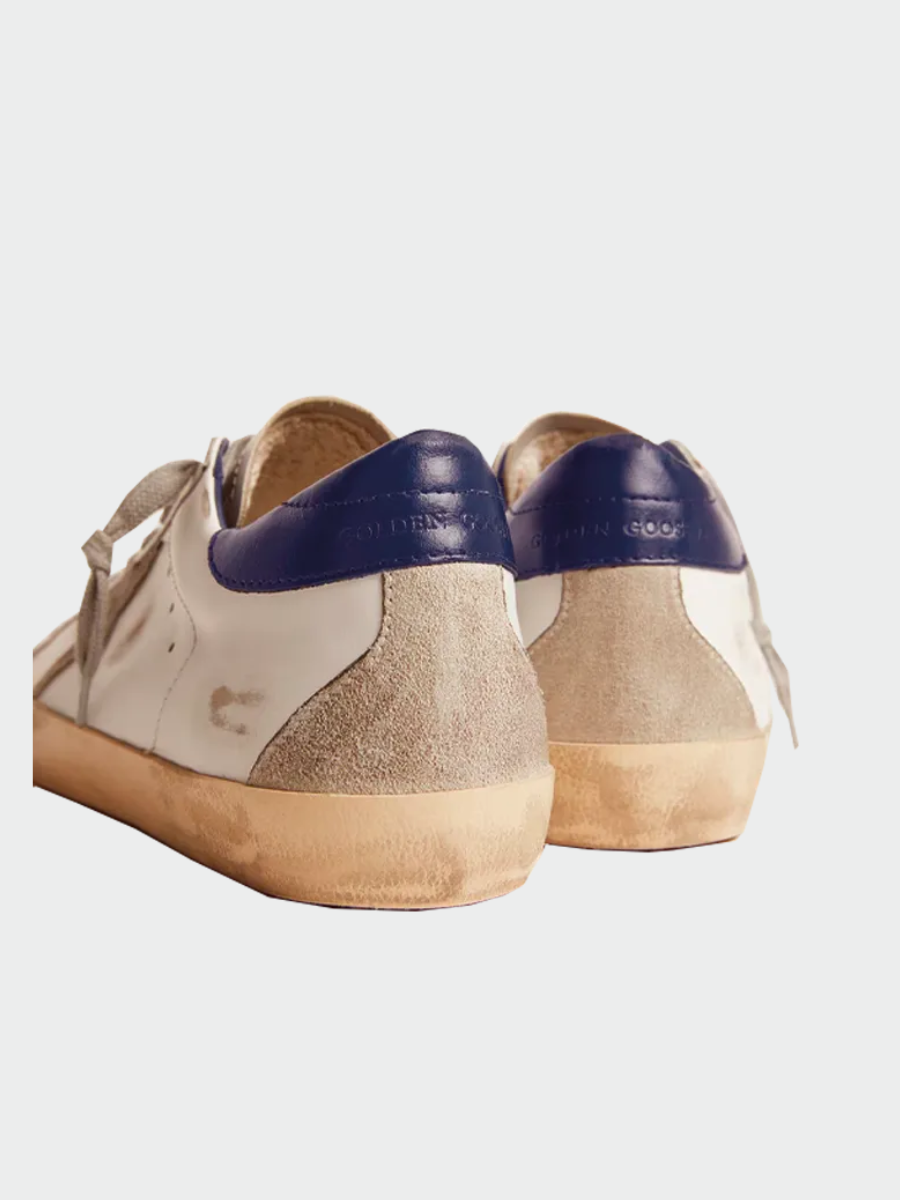 TENIS GOLDEN GOOSE SUPER STAR WHITE NAVY